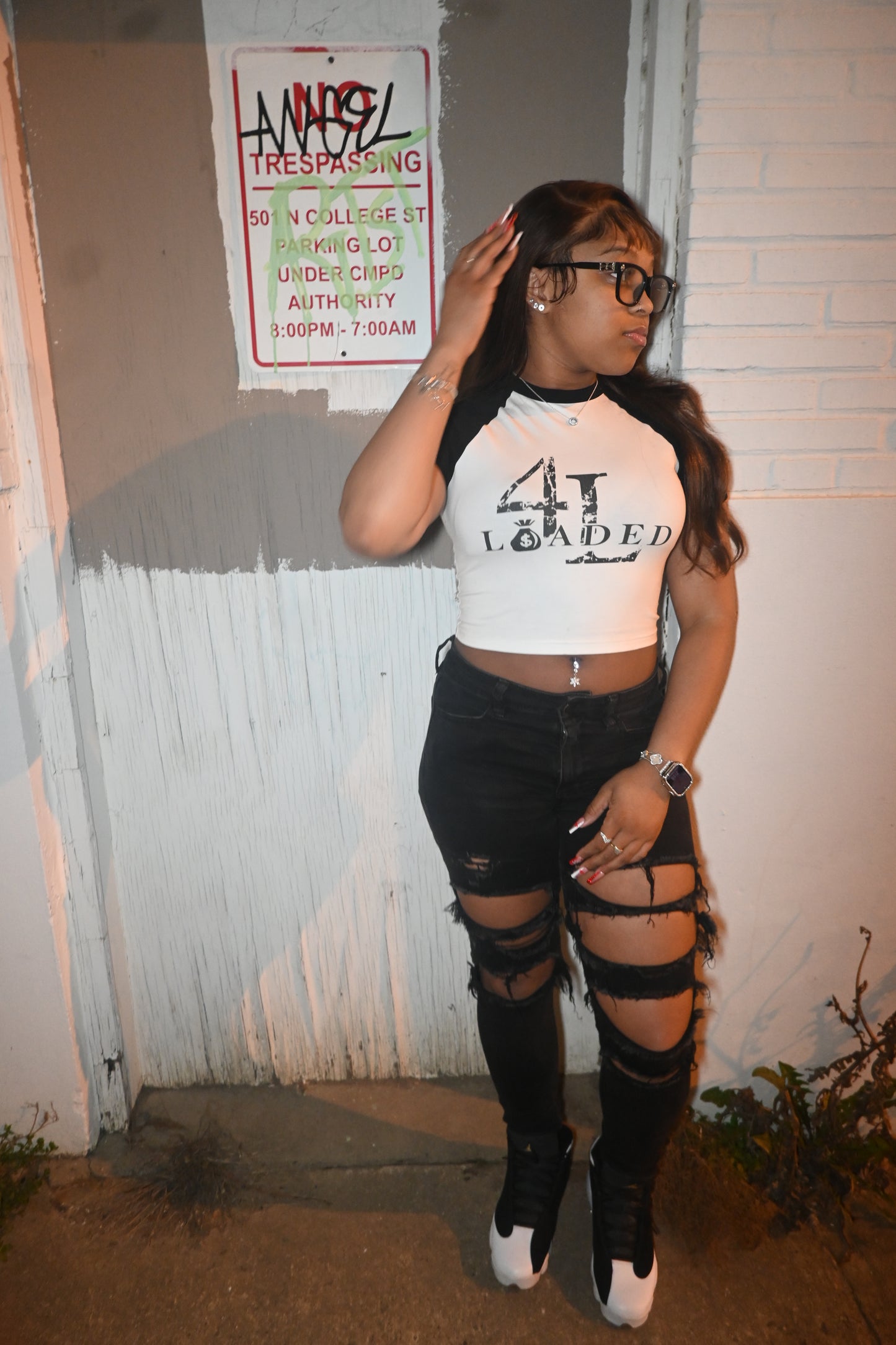 LOADED "SIGNATURE" CROP TEE