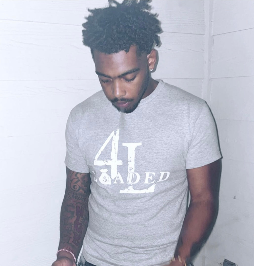 LOADED4LIFE SIGNATURE TEE (GREY)