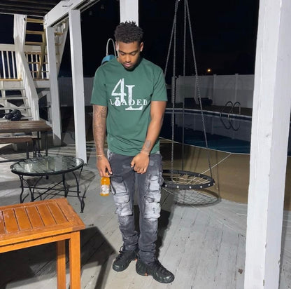 LOADED4LIFE SIGNATURE TEE (GREEN)