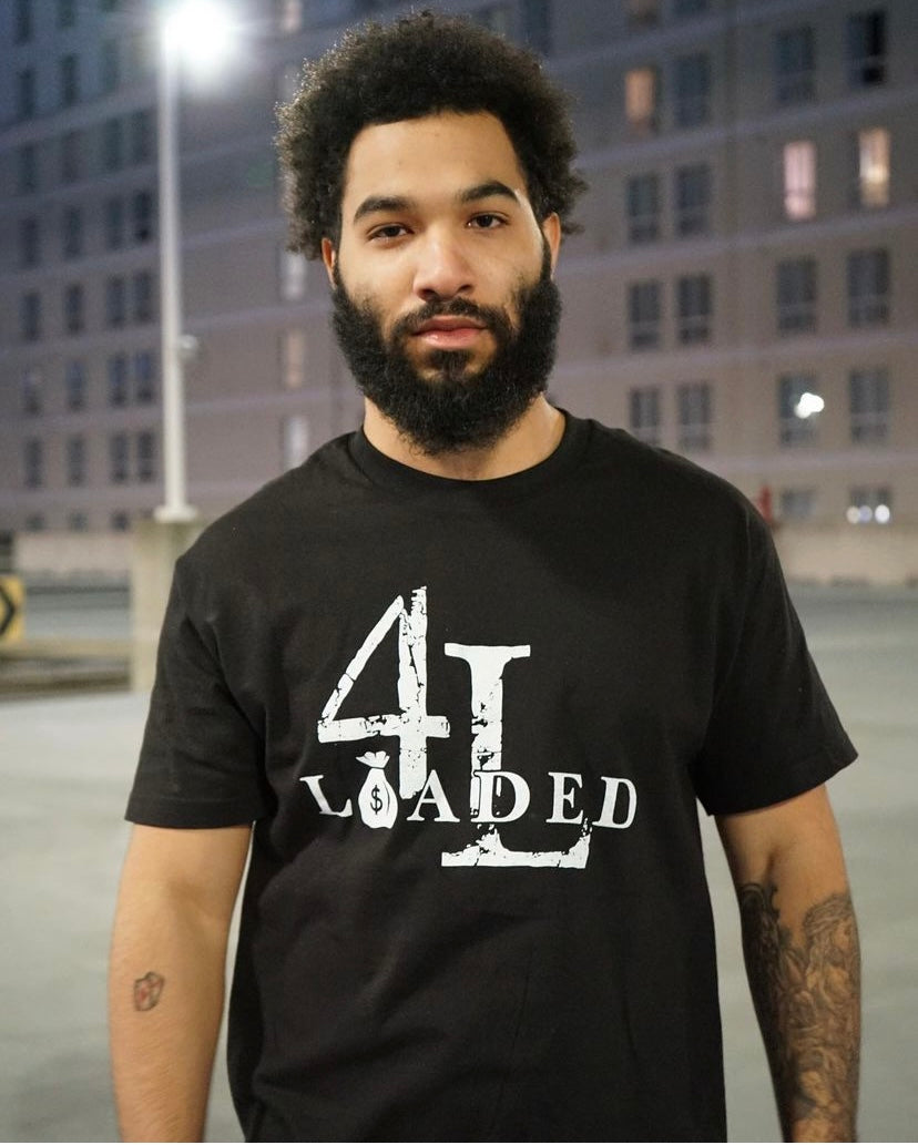 LOADED4LIFE SIGNATURE TEE (BLACK)